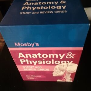 Mosby's Anatomy & Physiology Study Cards - Blue & Pink Box